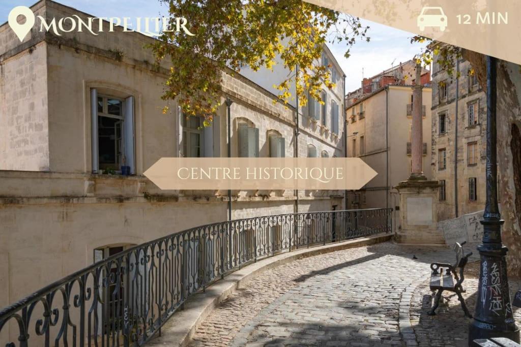 028- Chu Hopital, Appart 2Chambres, Parking, Tram Montpellier Ngoại thất bức ảnh