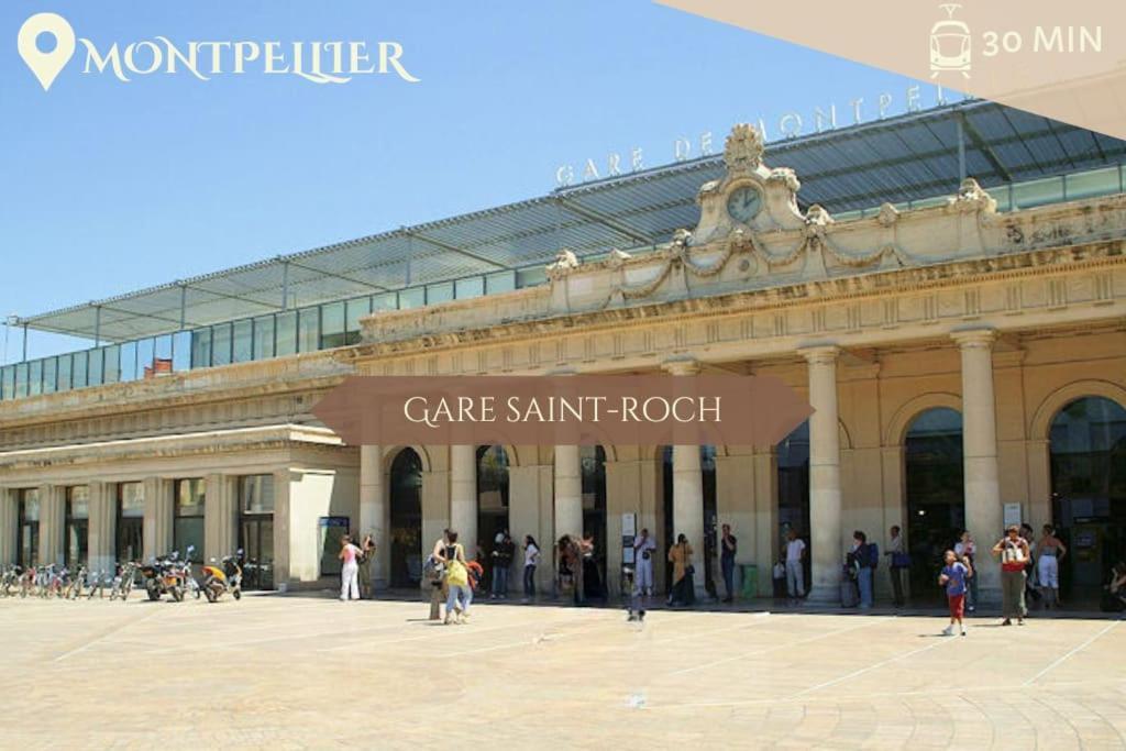 028- Chu Hopital, Appart 2Chambres, Parking, Tram Montpellier Ngoại thất bức ảnh