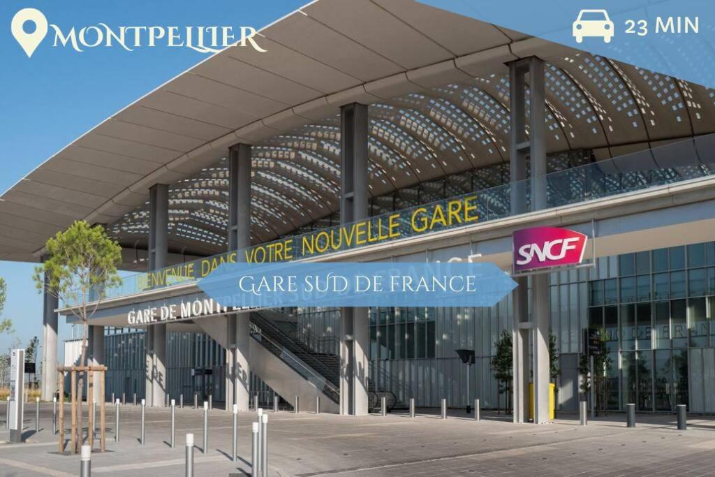 028- Chu Hopital, Appart 2Chambres, Parking, Tram Montpellier Ngoại thất bức ảnh